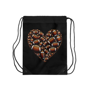 Sporty Football Drawstring Bag - Durable Gym Tote - Dipaliz - Backpacks