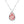 Heart Pattern Oval Necklace Vibrant Glossy Finish - Dipaliz - one Size / Silver - Necklaces