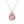 Vibrant Oval Necklace - Heart Pattern Zinc Alloy - Dipaliz - Necklaces