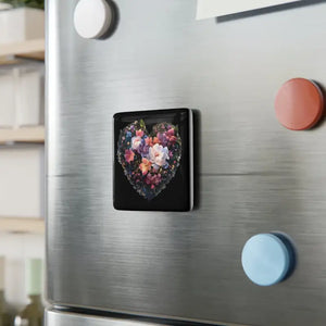 Heart Porcelain Magnet - Chic Kitchen Decor Upgrade - Dipaliz - White / 2’’ x / Square