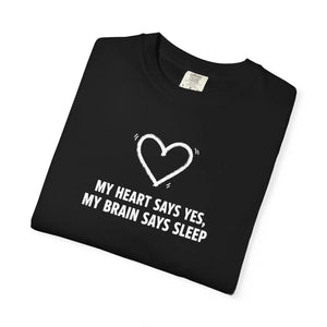 Relaxed Fit T-shirt my Heart Says Yes S–4xl Dipaliz - T-shirts
