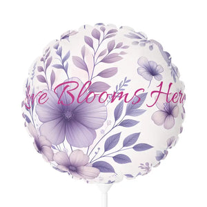 Love Blooms Floral Balloon Romantic Party Decoration Set - Dipaliz - Round / 11’’ / White - Balloons