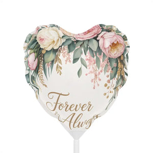 Floral Balloon Heart Vibrant Colors Party Decor - Dipaliz - Balloons