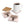 Heart Shaped Tree Coaster – Corkwood Set - Dipaliz - Coasters