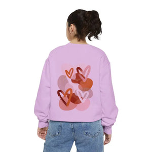 Sweatshirt - Heart Sketch - Painterly Graphic Crewneck - Dipaliz