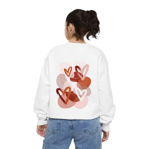 Sweatshirt - Heart Sketch - Painterly Graphic Crewneck - Dipaliz
