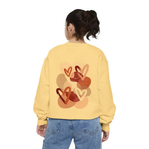 Sweatshirt - Heart Sketch - Painterly Graphic Crewneck - Dipaliz