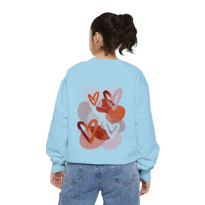 Sweatshirt - Heart Sketch - Painterly Graphic Crewneck - Dipaliz