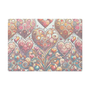 Hearts Cutting Board - Decorative Kitchen Essential - Dipaliz - Small - Boards