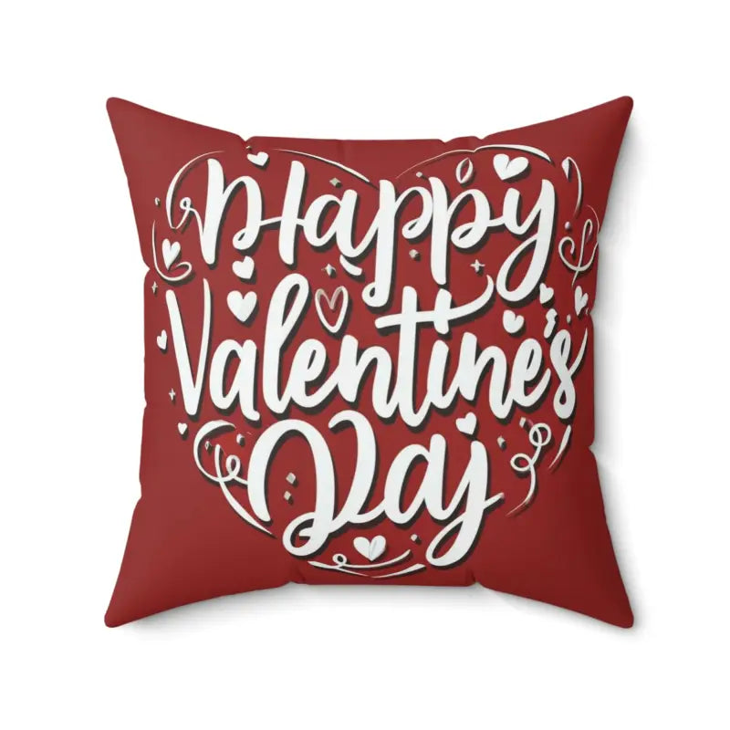 Cozy Up with our Heart Spun Polyester Square Pillow - Home Decor