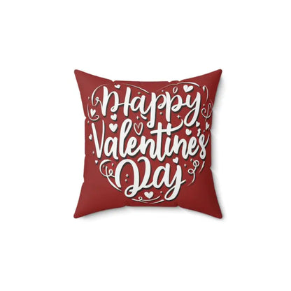 Cozy Up with our Heart Spun Polyester Square Pillow - Home Decor