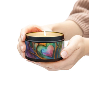 Tin Candles - Eco-friendly Gifts for Cozy Home Vibes - Dipaliz - 8oz / Black / Fresh Coffee - Decor