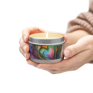 Heart Candle – Eco-friendly Soy Tin - Dipaliz - Candles