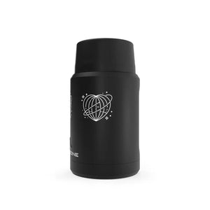 Heart Titan Insulated Food Storage - Hot Meals on the Go - Dipaliz - 16.9oz / Black - Thermoses