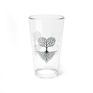 Heart Tree Design Eco-friendly Glass Home Bar Mixing - Dipaliz - 16oz - Beer Glasses