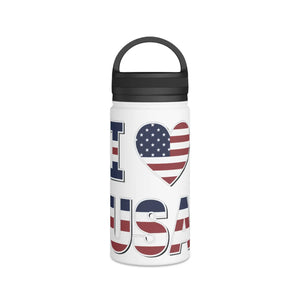 Insulated Stainless Steel Water Bottle - Usa Love - Dipaliz - Bottles