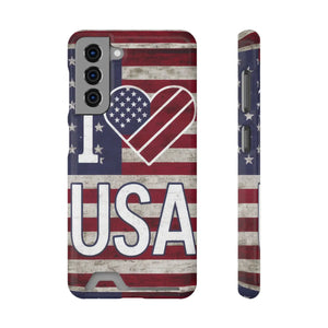 Tough Usa Heart Case and Wallet - Polycarbonate - Dipaliz - Electronics Accessories
