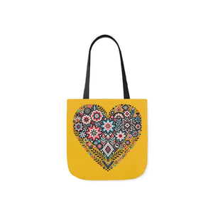 Flowers Canvas Tote - Chic Heart Style Everyday Bag - Dipaliz - Bags