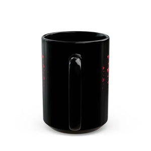 Paint Dripping Black Ceramic Mug - Bold Statement Design - Dipaliz - Mugs
