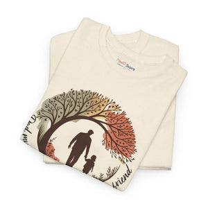 Heartfelt Friendship Cotton Tee - Fall Style Family Casual Wear - Dipaliz - T-shirt