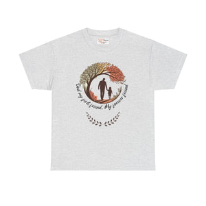 Heartfelt Friendship Cotton Tee - Fall Style Family Casual Wear - Dipaliz - Ash / s - T-shirt