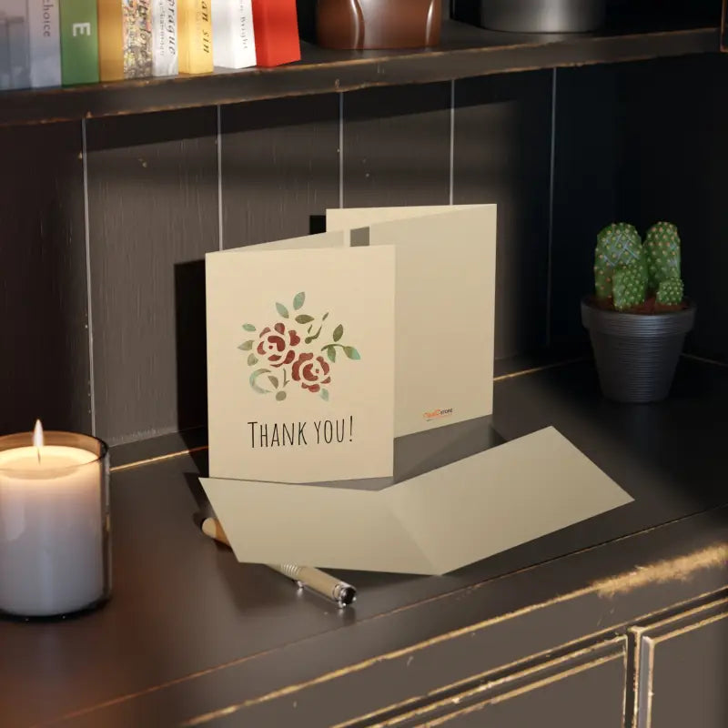 Elevate Gratitude with Heartfelt Greeting Cards & White Envelopes - Paper Products