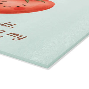 Glass Cutting Board - Heartfelt Tomato Kitchen Fun - Dipaliz - Boards