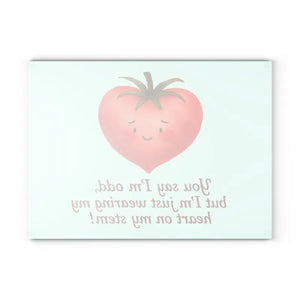 Glass Cutting Board - Heartfelt Tomato Kitchen Fun - Dipaliz - Boards