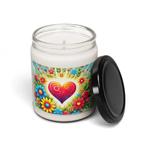 Flowers Scented Soy Candle - Calming Aromatherapy Blend - Dipaliz - Candles
