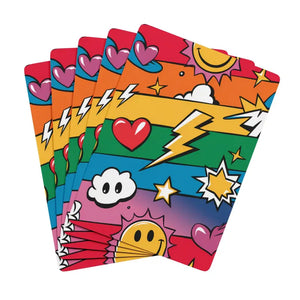 Unique Poker Playing Cards Premium 300gsm Stock Game Night - Dipaliz - 2.5’’ x 3.5’’ / White / Semi Glossy - Card Games