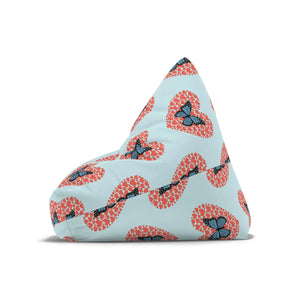 Fluttering Hearts Bean Bag Cover – Cozy Comfort - Dipaliz - Slipcovers