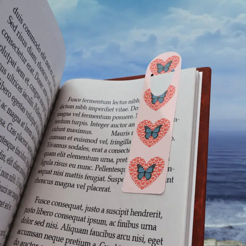 Elevate your Reading with the Butterfly America Aluminum Bookmark - one Size / White Accessories