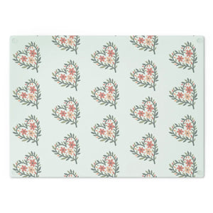 Floral Glass Cutting Board – Stylish Tempered - Dipaliz - Boards