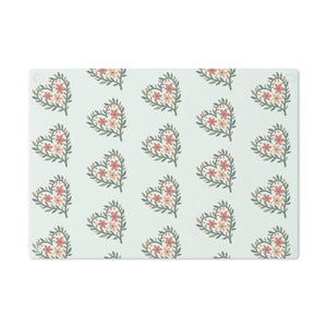 Floral Glass Cutting Board – Stylish Tempered - Dipaliz - Boards
