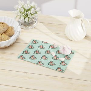 Floral Glass Cutting Board – Stylish Tempered - Dipaliz - Boards