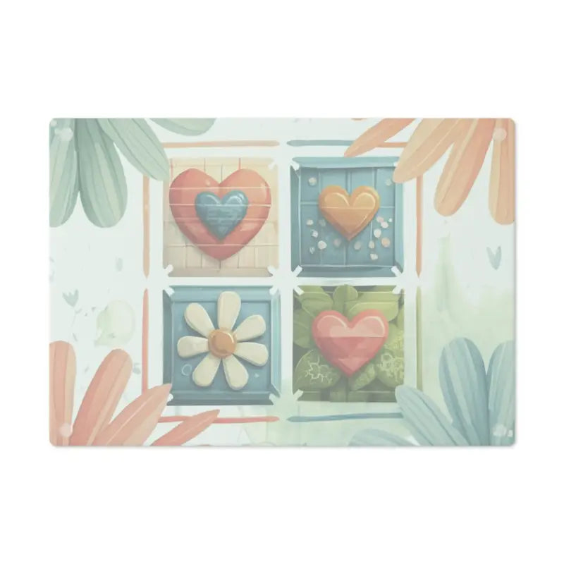 Flowers Cutting Board - Hot Floral Style | Dipaliz - Boards