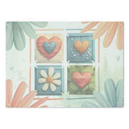 Flowers Cutting Board - Hot Floral Style | Dipaliz - Boards