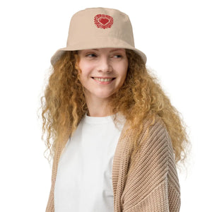 Natural Organic Bucket Hat - Earth Tone Cotton - Dipaliz - Hats