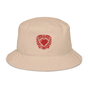 Natural Organic Bucket Hat - Earth Tone Cotton - Dipaliz - Hats