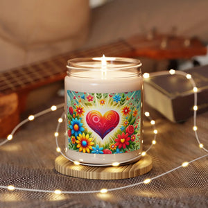 Flowers Scented Soy Candle – Wax Blend - Dipaliz - Candles