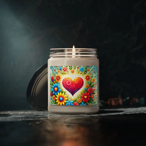 Flowers Scented Soy Candle – Wax Blend - Dipaliz - Candles