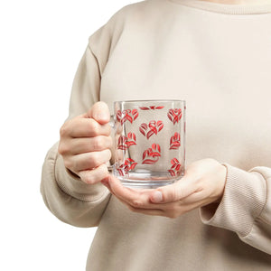 Chic Heart Coffee Lovers Cup - Heat-resistant Clear Glass - Dipaliz - Mugs