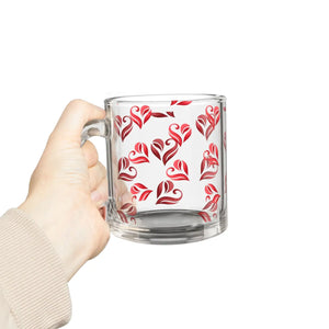 Chic Heart Coffee Lovers Cup - Heat-resistant Clear Glass - Dipaliz - Mugs