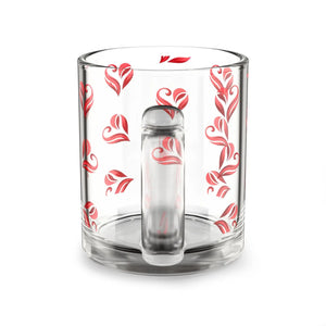 Chic Heart Coffee Lovers Cup - Heat-resistant Clear Glass - Dipaliz - Mugs