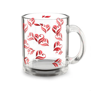 Chic Heart Coffee Lovers Cup - Heat-resistant Clear Glass - Dipaliz - Mugs