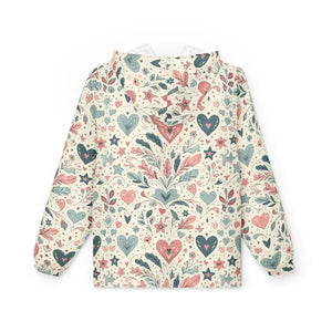 Hearts & Leaves Unisex Windbreaker - Style Meets Comfort - Dipaliz - Windbreakers