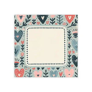 Colorful Hearts Sticky Notes - Vibrant Creative Style - Dipaliz - 3’’ x / White