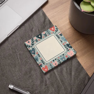 Colorful Hearts Sticky Notes - Vibrant Creative Style - Dipaliz - 4’’ x / White