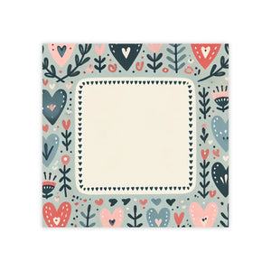 Vibrant Hearts Sticky Notes - Colorful Paper - Dipaliz