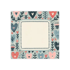 Vibrant Hearts Sticky Notes - Colorful Paper - Dipaliz